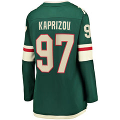 Kirill Kaprizov Minnesota Wild Fanatics Women's Home Breakaway Replica Jersey - Green | US 4274578