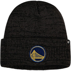 Golden State Warriors '47 Brain Freeze Cuffed Knit Hat Black - 47 brand outlet