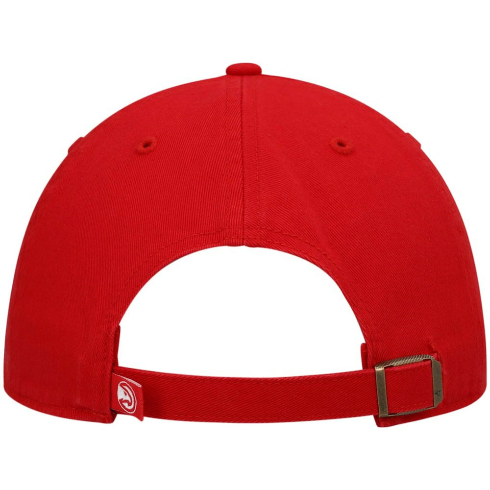Atlanta Hawks '47 Core Logo Clean Up Adjustable Hat Red - 47 brand