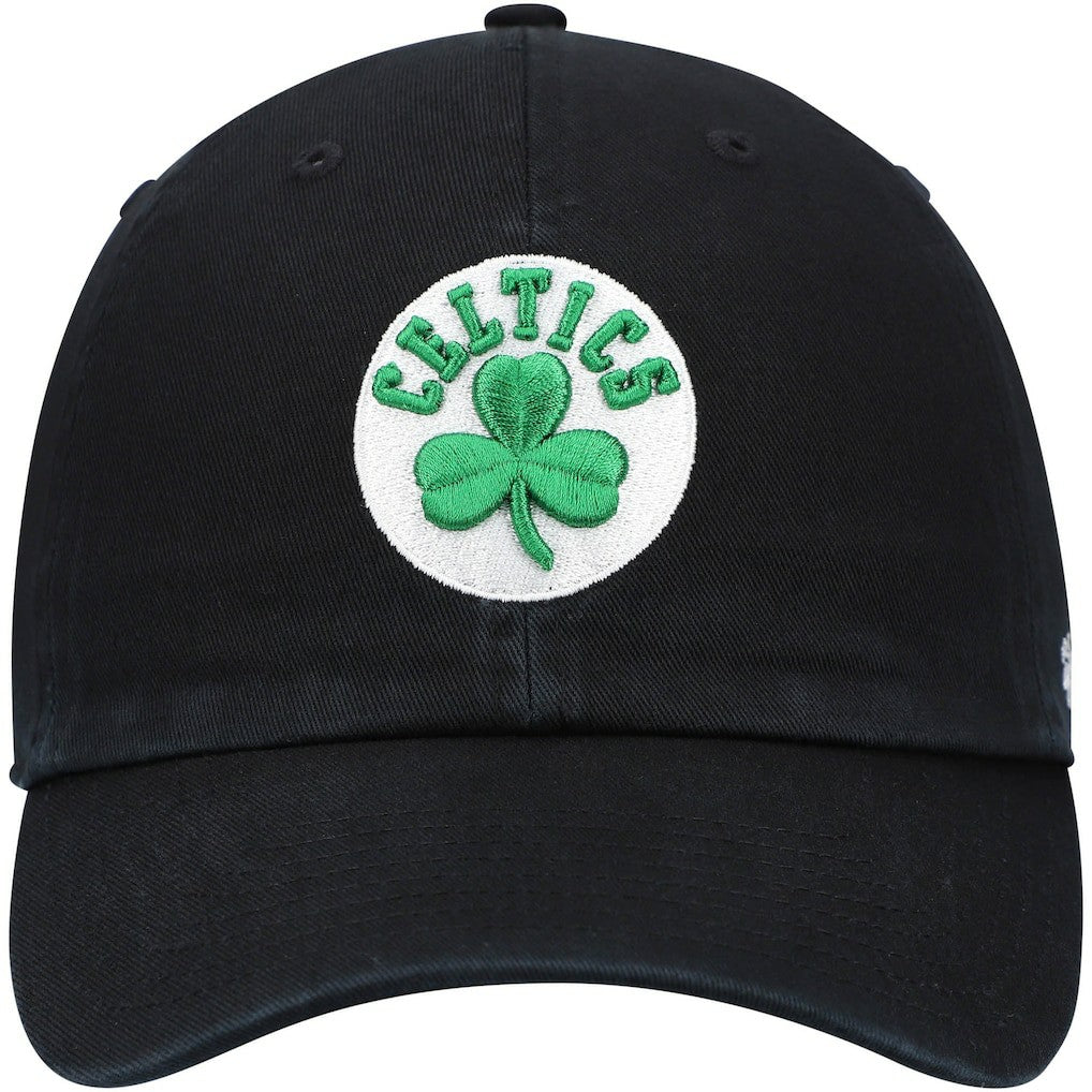 Boston Celtics '47 Core Logo Clean Up Adjustable Hat Black - 47 brand