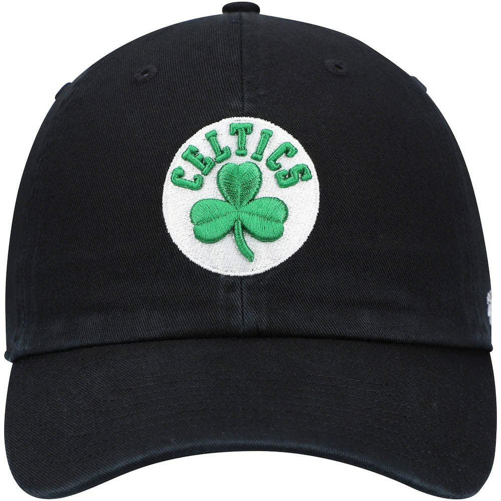 Boston Celtics '47 Core Logo Clean Up Adjustable Hat Black - 47 brand