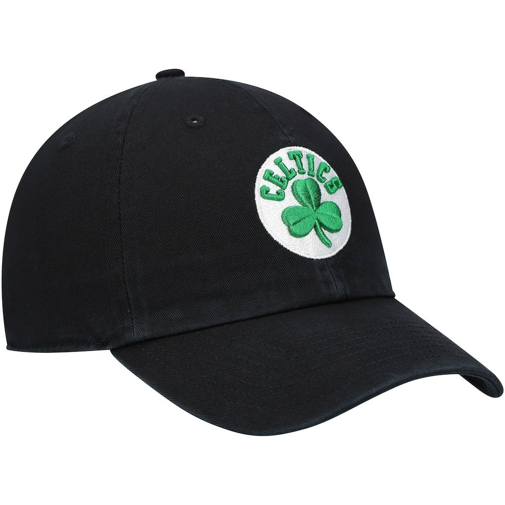 Boston Celtics '47 Core Logo Clean Up Adjustable Hat Black - 47 brand