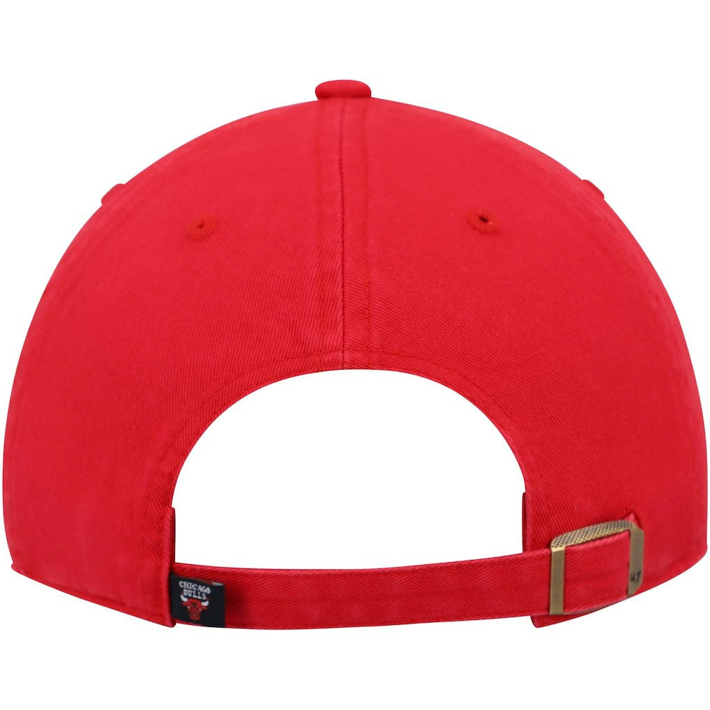 Chicago Bulls '47 Core Logo Clean Up Adjustable Hat Red - 47 brand