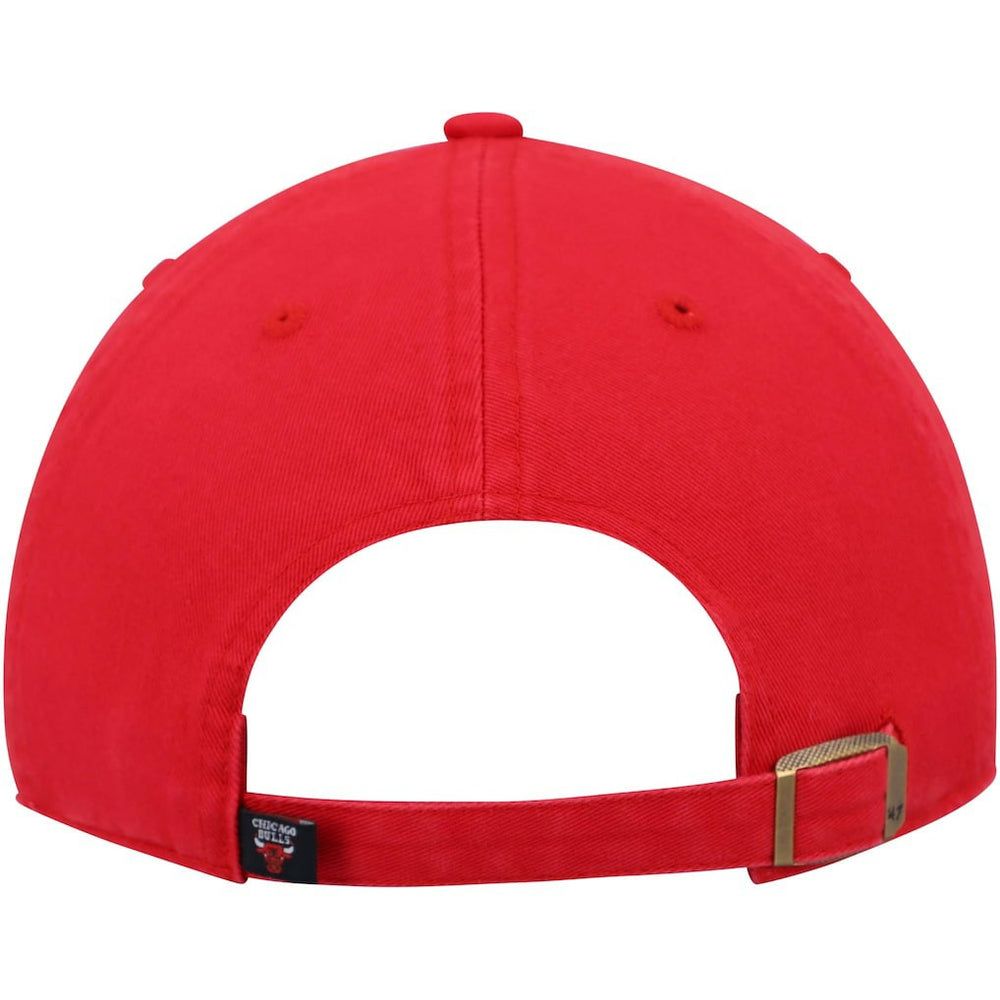 Chicago Bulls '47 Core Logo Clean Up Adjustable Hat Red - 47 brand