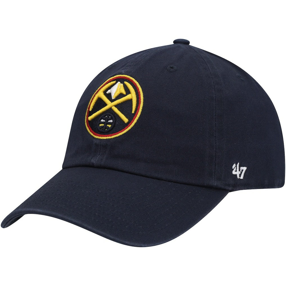 Denver Nuggets '47 Core Logo Clean Up Adjustable Hat Navy - 47 brand outlet