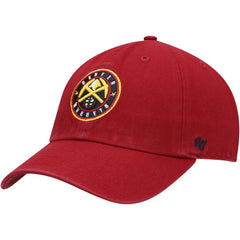 Denver Nuggets '47 Core Logo Clean Up Adjustable Hat Red - 47 brand