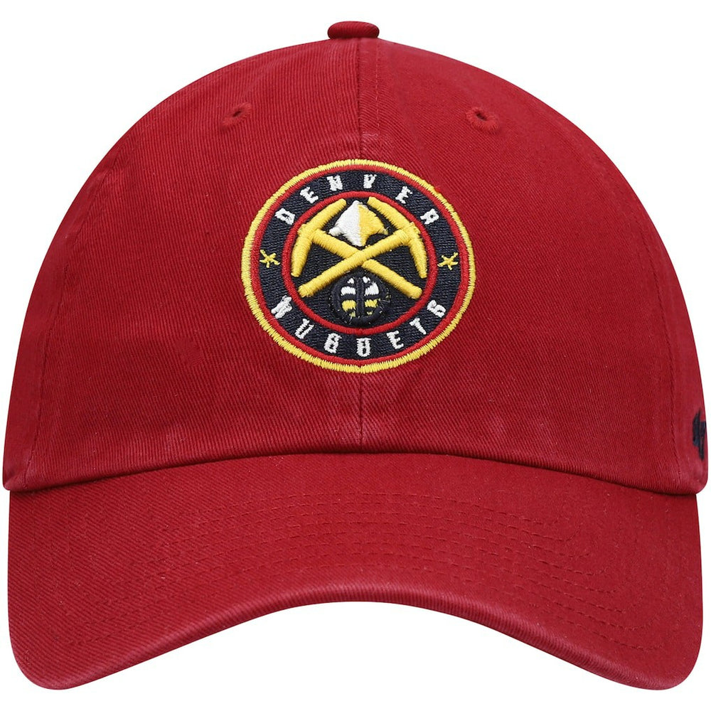 Denver Nuggets '47 Core Logo Clean Up Adjustable Hat Red - 47 brand