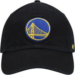 Golden State Warriors '47 Core Logo Clean Up Adjustable Hat Black - 47 brand