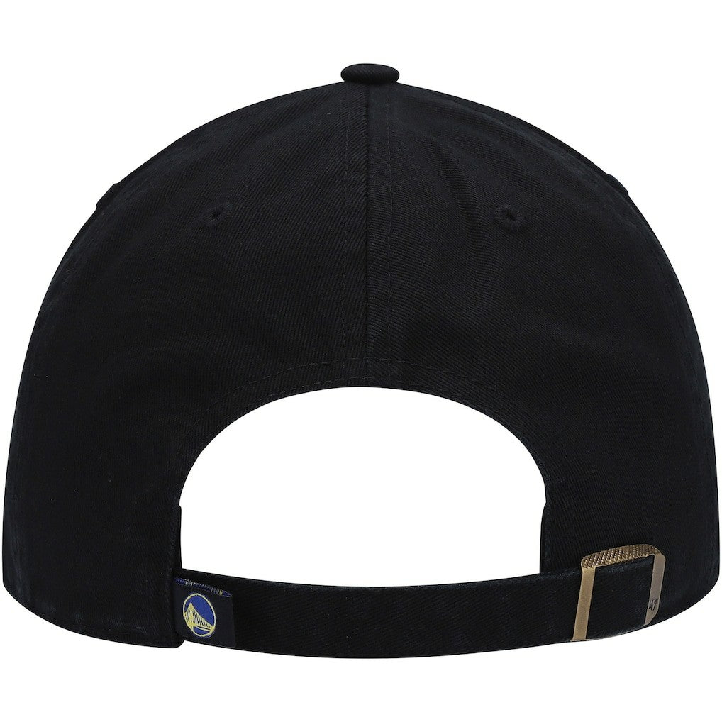 Golden State Warriors '47 Core Logo Clean Up Adjustable Hat Black - 47 brand