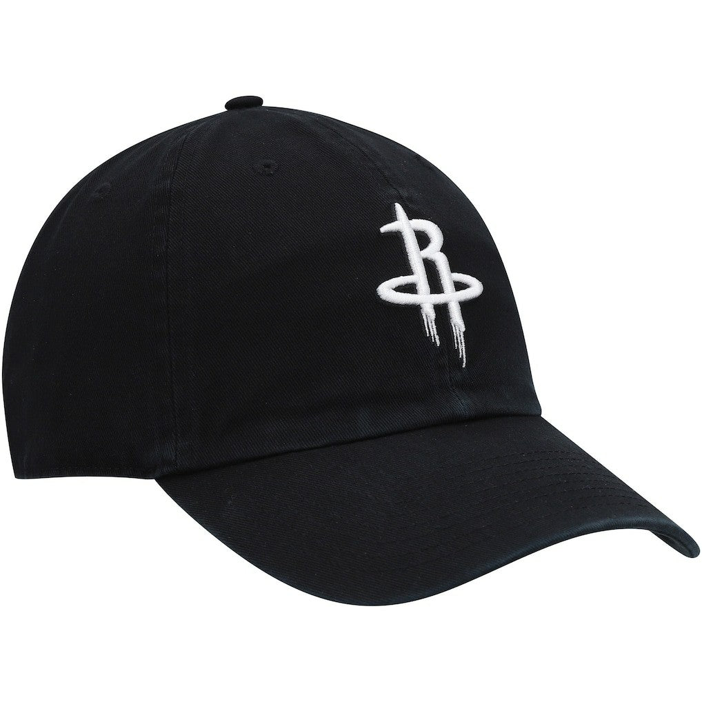 Houston Rockets '47 Core Logo Clean Up Adjustable Hat Black - 47 brand