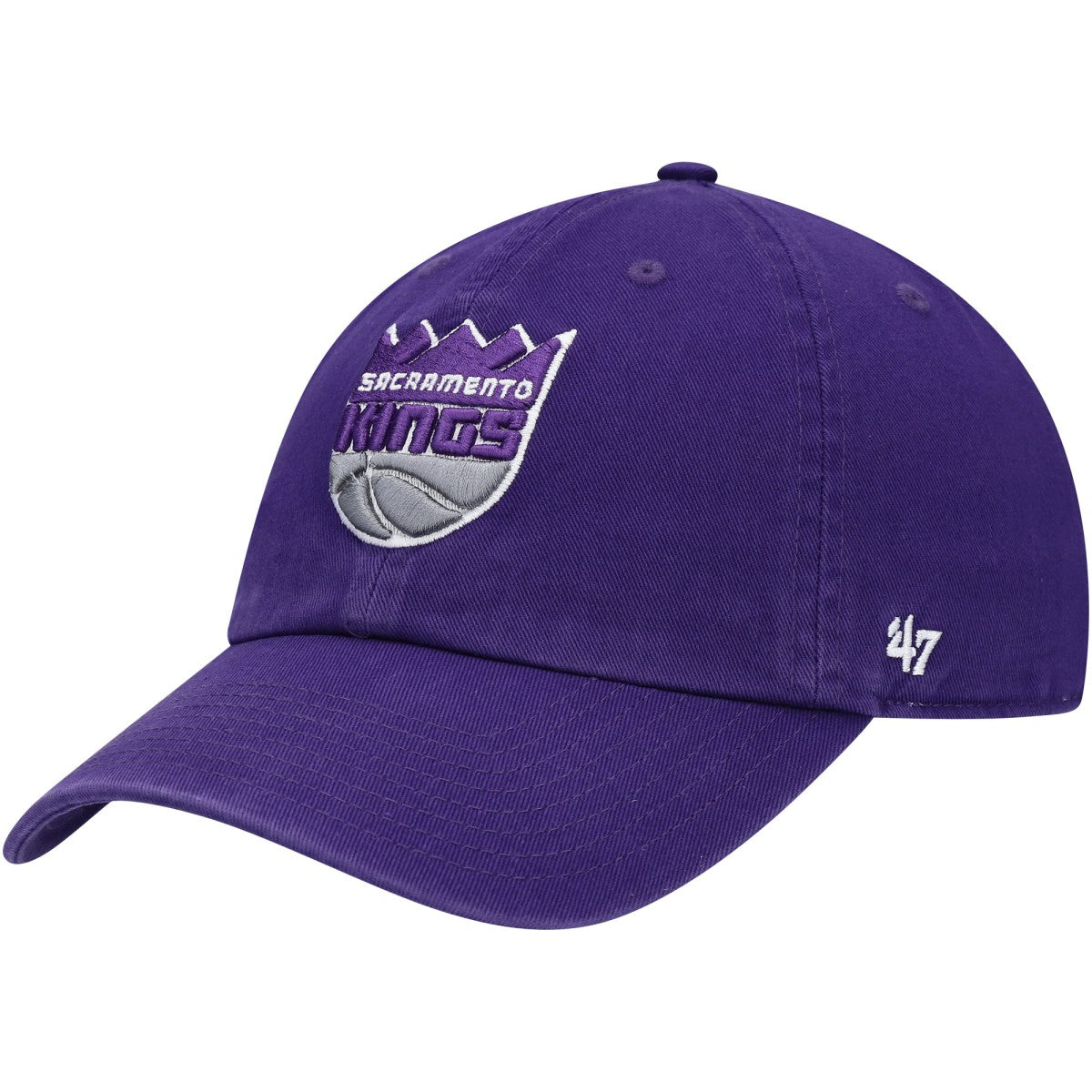 Sacramento Kings '47 Core Logo Clean Up Adjustable Hat Purple - 47 brand