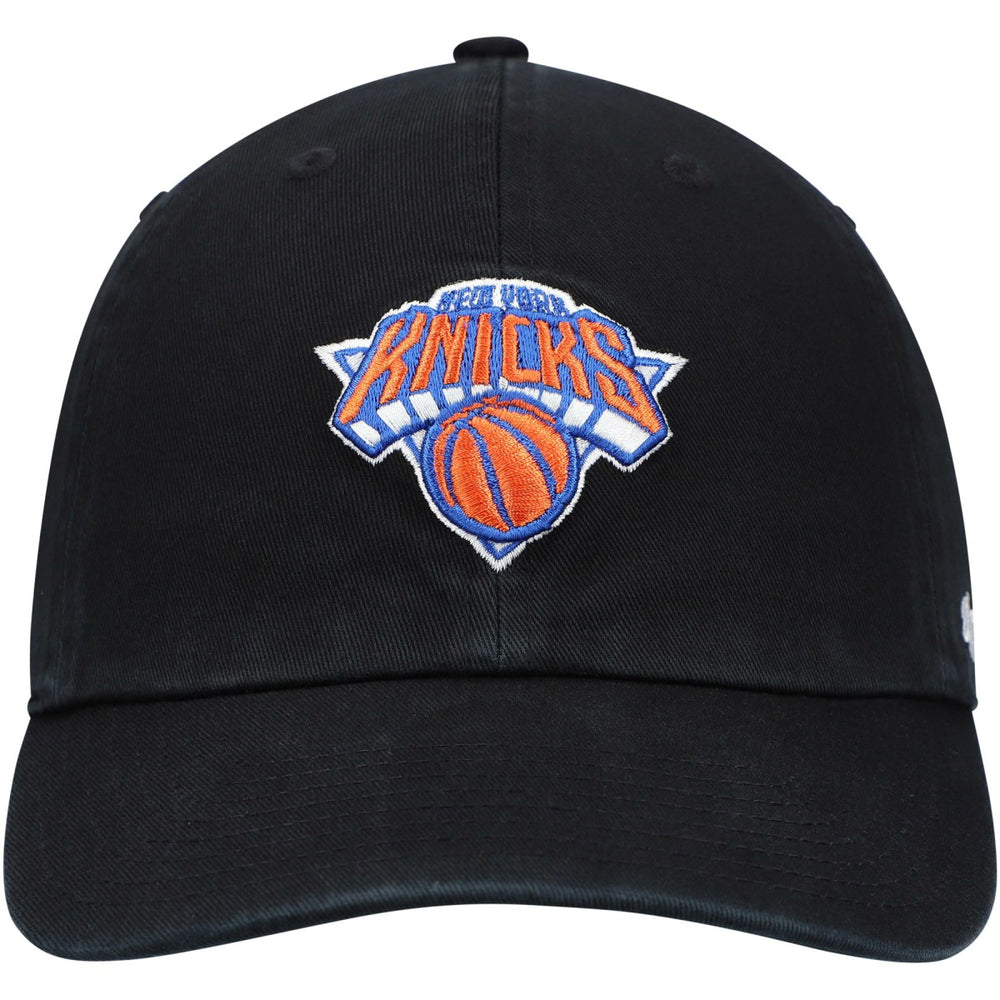 New York Knicks '47 Core Logo Clean Up Adjustable Hat Black - 47 brand