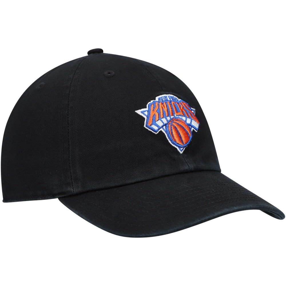 New York Knicks '47 Core Logo Clean Up Adjustable Hat Black - 47 brand