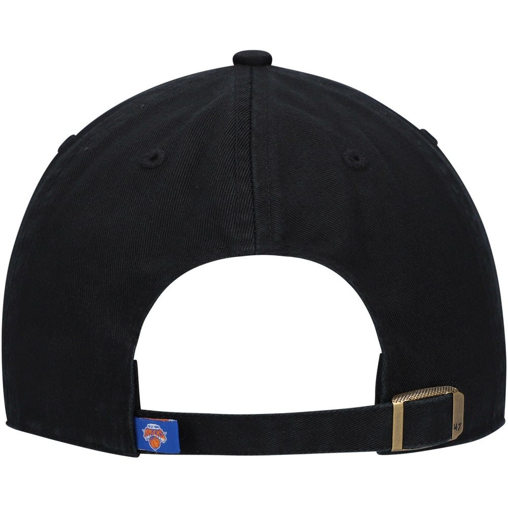 New York Knicks '47 Core Logo Clean Up Adjustable Hat Black - 47 brand