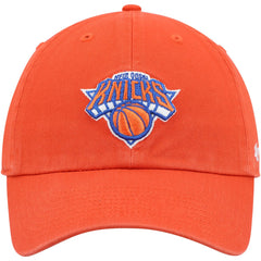 New York Knicks '47 Core Logo Clean Up Adjustable Hat Orange - 47 brand outlet
