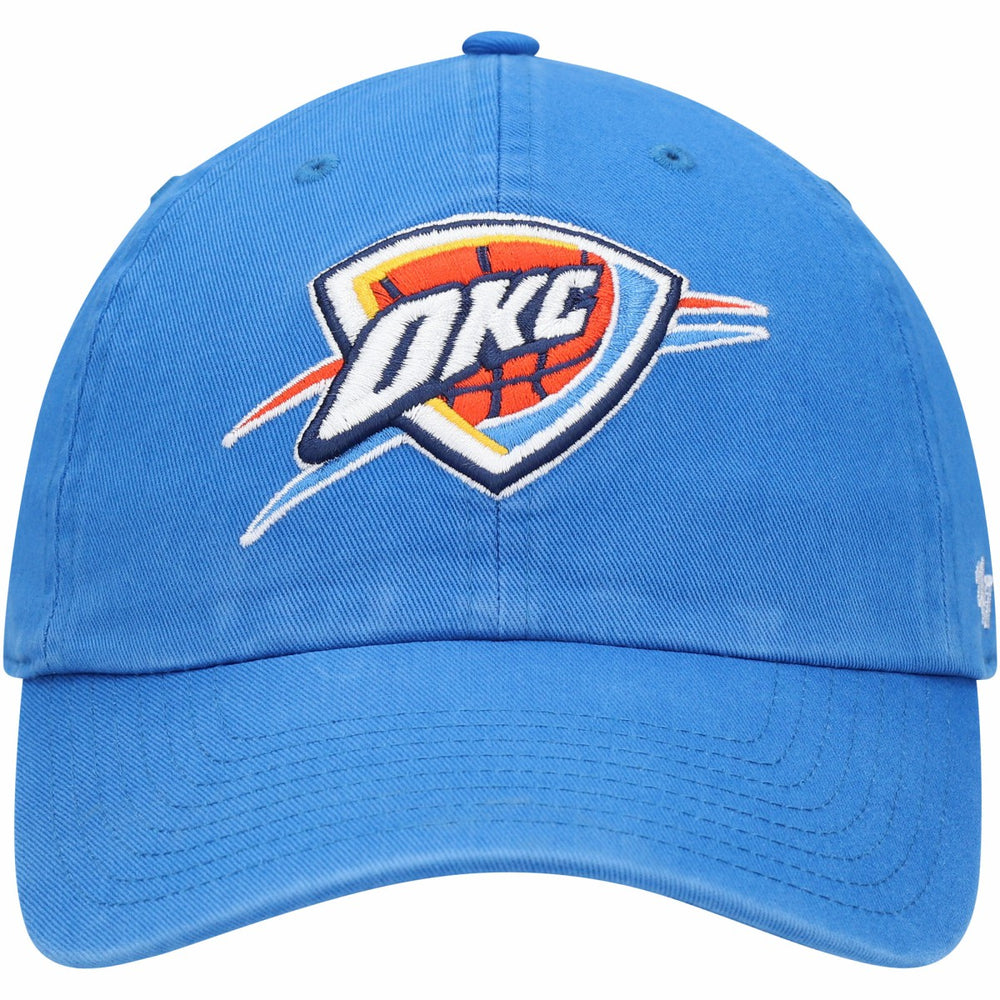 Oklahoma City Thunder '47 Core Logo Clean Up Adjustable Hat Blue - 47 brand