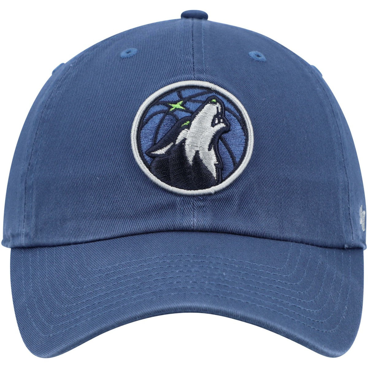 Minnesota Timberwolves '47 Core Logo Clean Up Adjustable Hat Blue - 47 brand