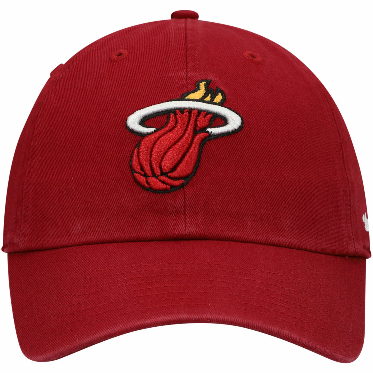 Miami Heat '47 Core Logo Clean Up Adjustable Hat Red - 47 brand outlet