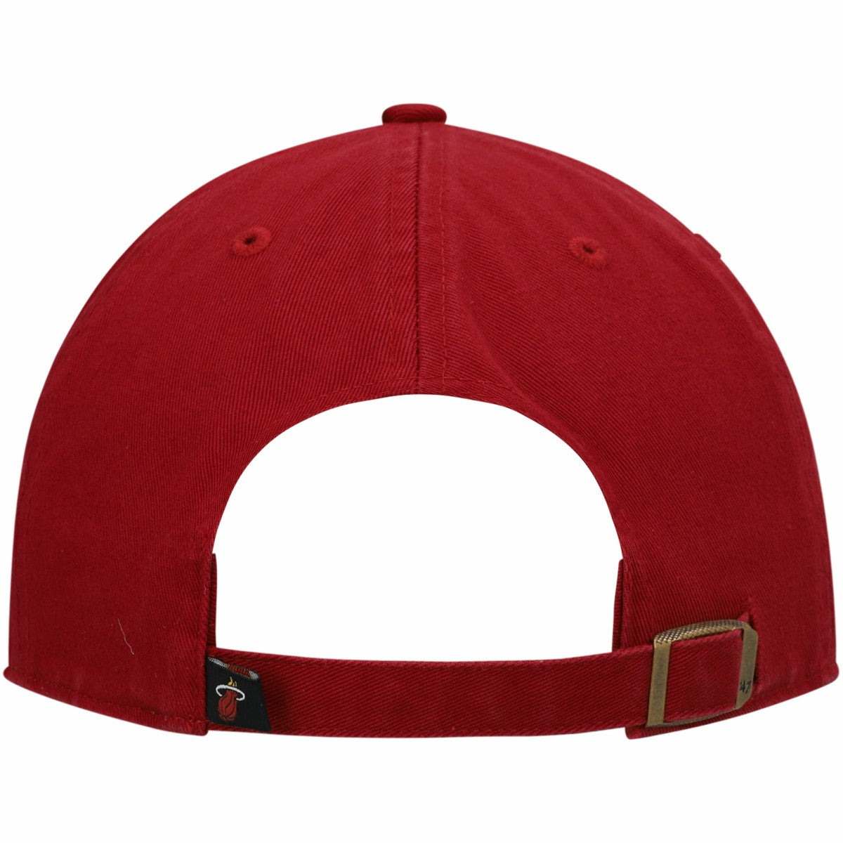 Miami Heat '47 Core Logo Clean Up Adjustable Hat Red - 47 brand outlet
