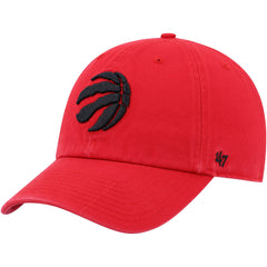 Toronto Raptors '47 Core Logo Clean Up Adjustable Hat Red - 47 brand
