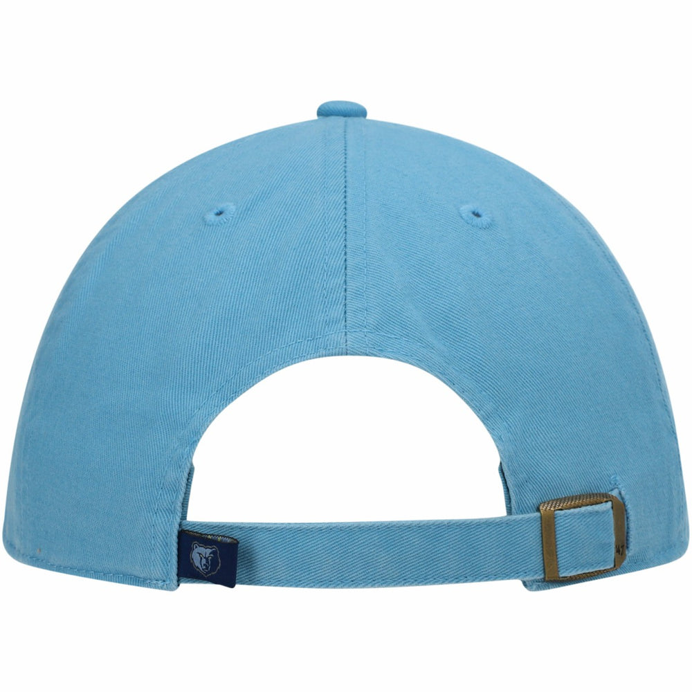Memphis Grizzlies '47 Core Logo Clean Up Adjustable Hat Light Blue - 47 brand