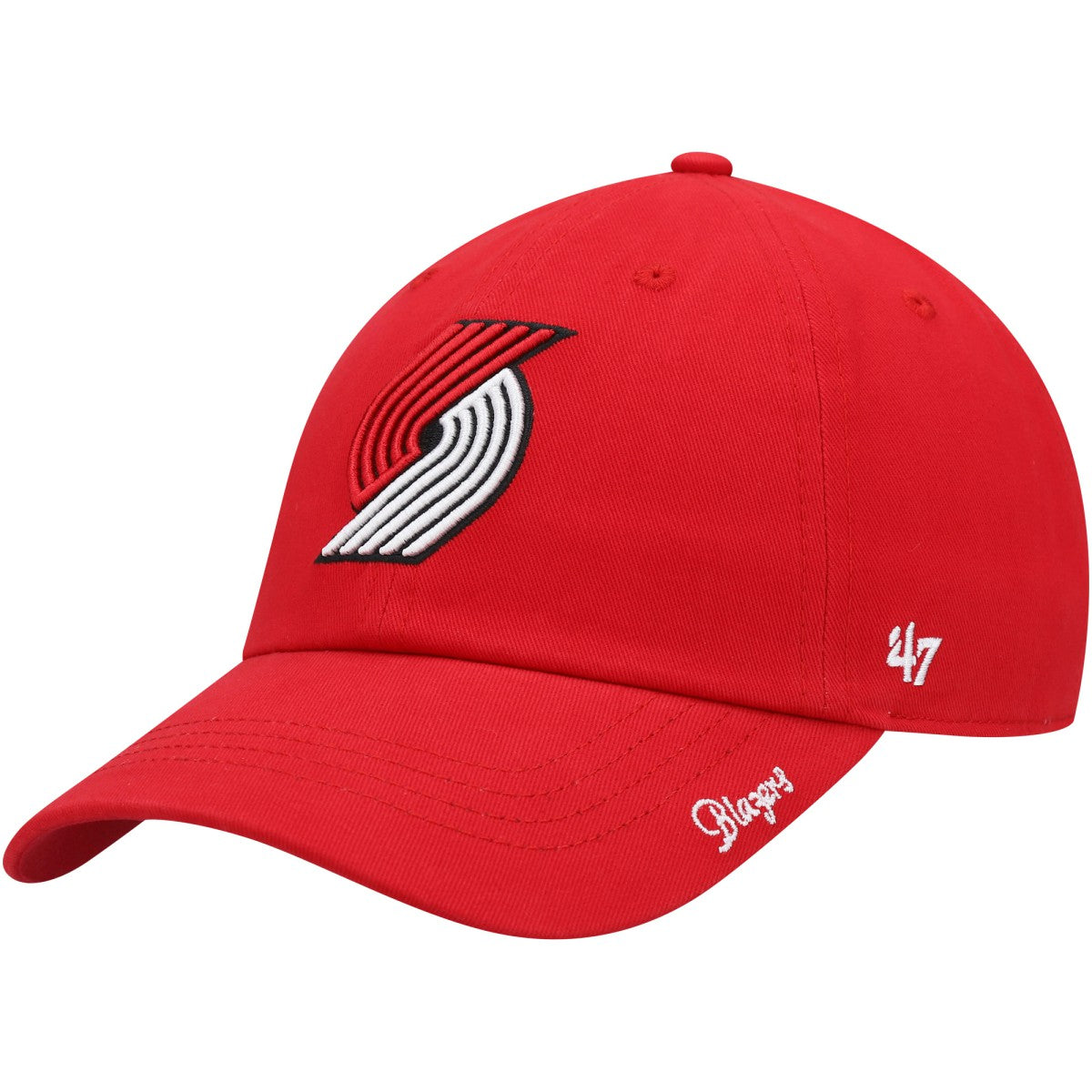 Portland Trail Blazers '47 Women's Miata Clean Up Logo Adjustable Hat Red - 47 brand
