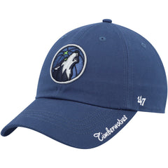 Minnesota Timberwolves '47 Women's Miata Clean Up Logo Adjustable Hat Navy - 47 brand outlet