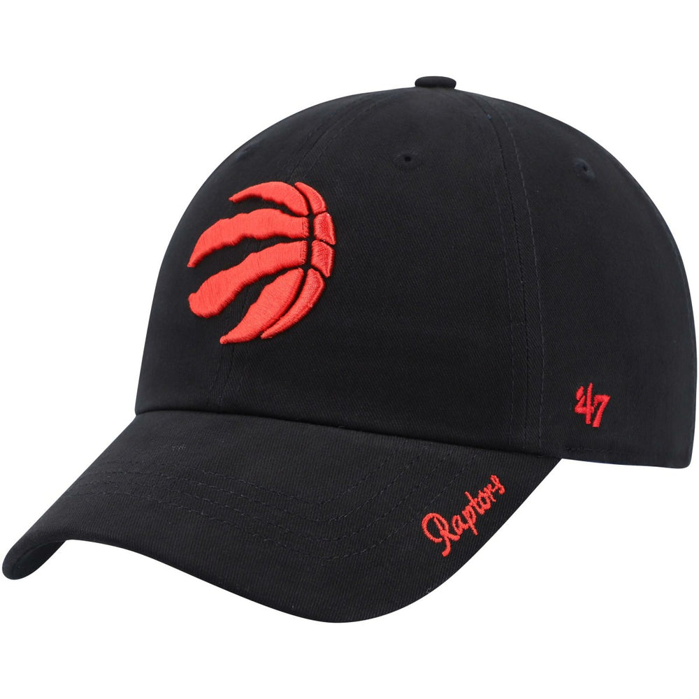 Toronto Raptors '47 Women's Miata Clean Up Logo Adjustable Hat Black - 47 brand