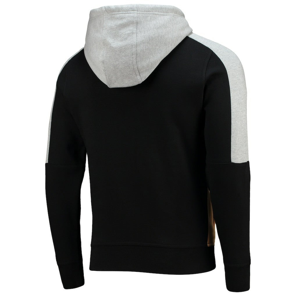 New Orleans Saints Starter Playoffs Color Block Full-Zip Hoodie - Black/Gold Hoodies
