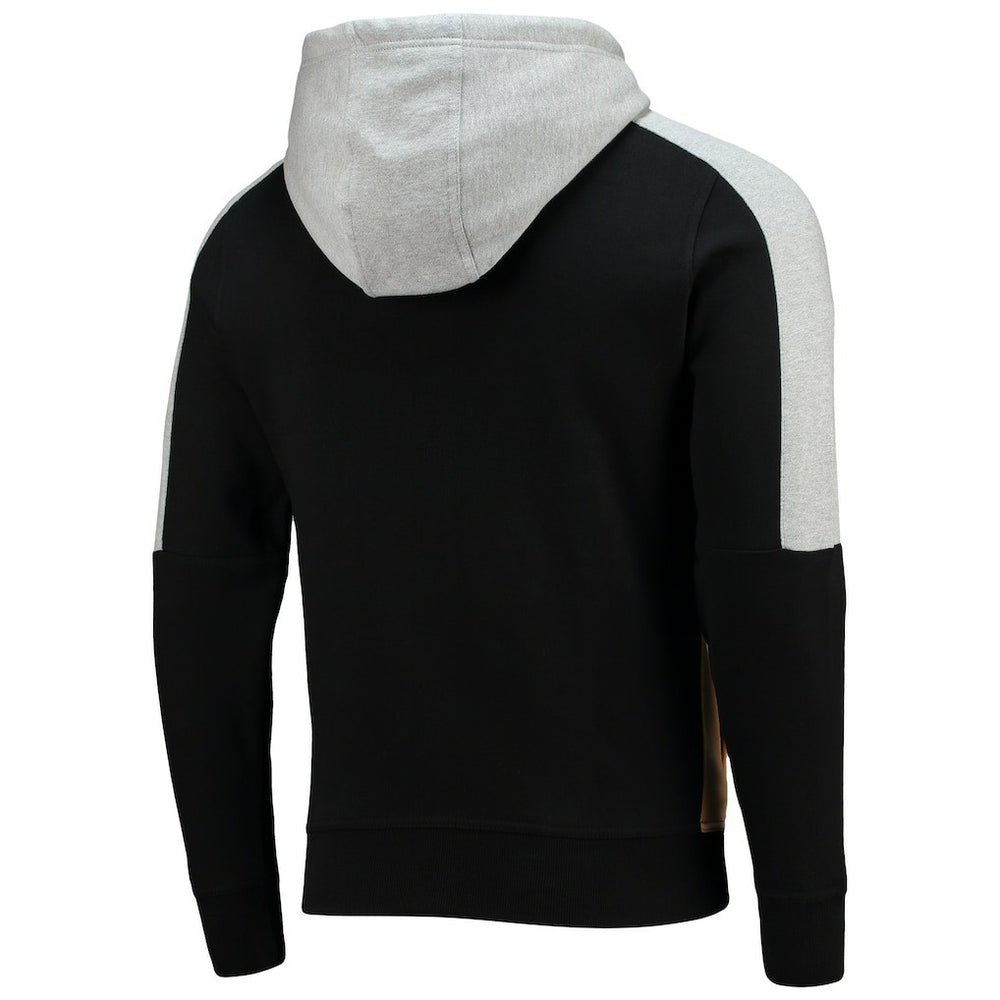 New Orleans Saints Starter Playoffs Color Block Full-Zip Hoodie - Black/Gold Hoodies