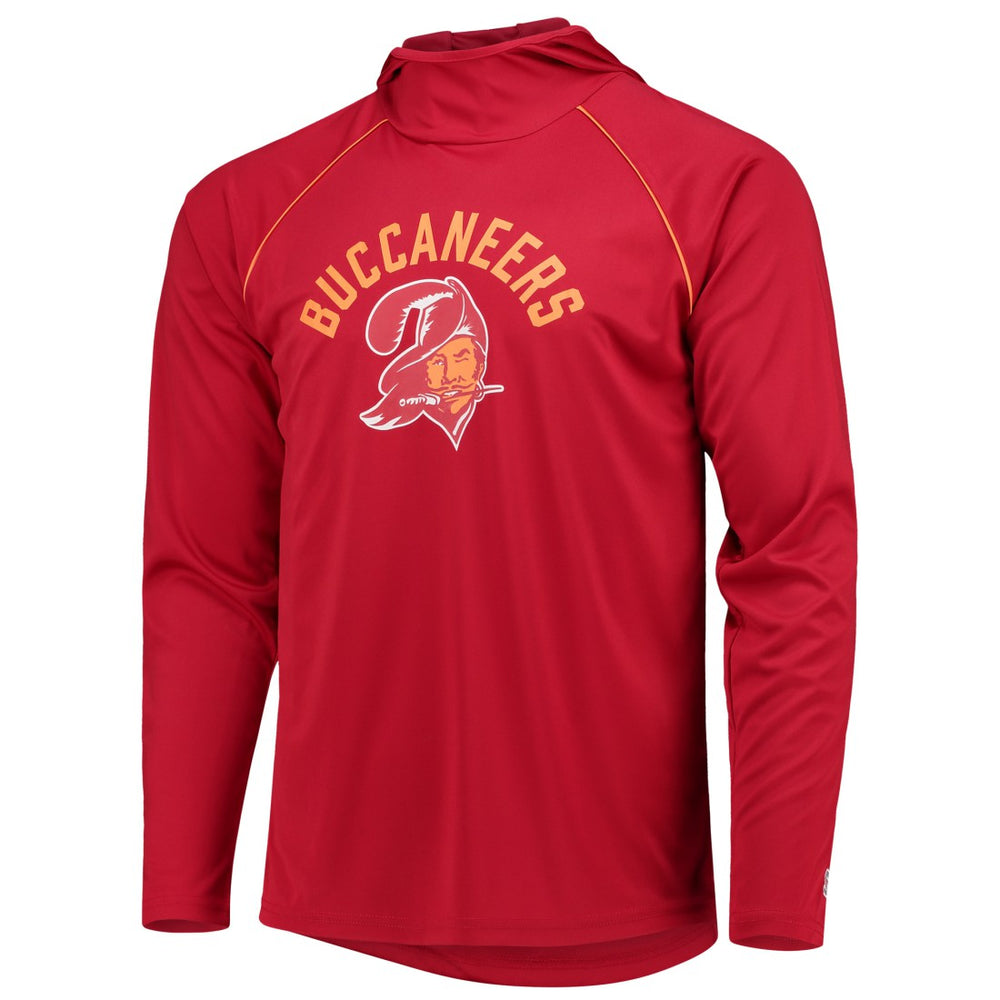 Tampa Bay Buccaneers Starter Throwback Raglan Hoodie Long Sleeve T-Shirt - Red Hoodies