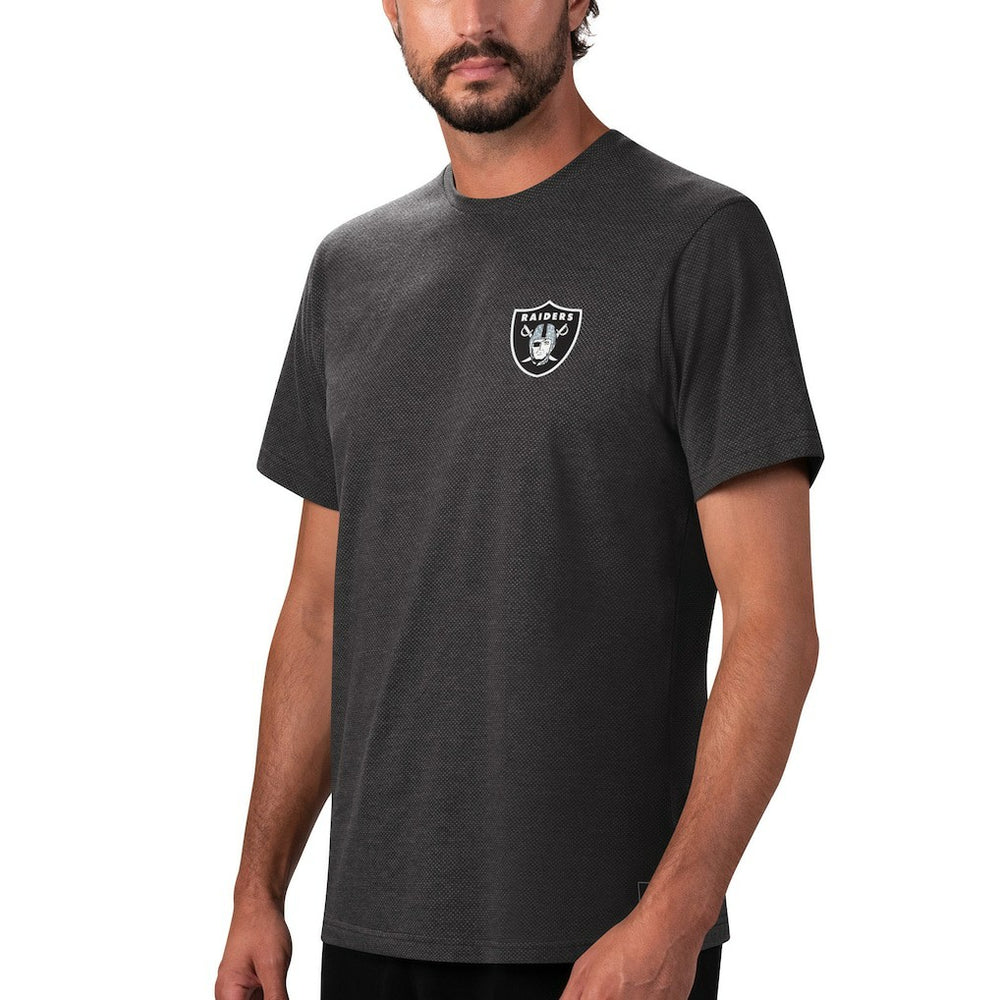 Las Vegas Raiders MSX by Michael Strahan Motivation Performance T-Shirt - Black T-shirts