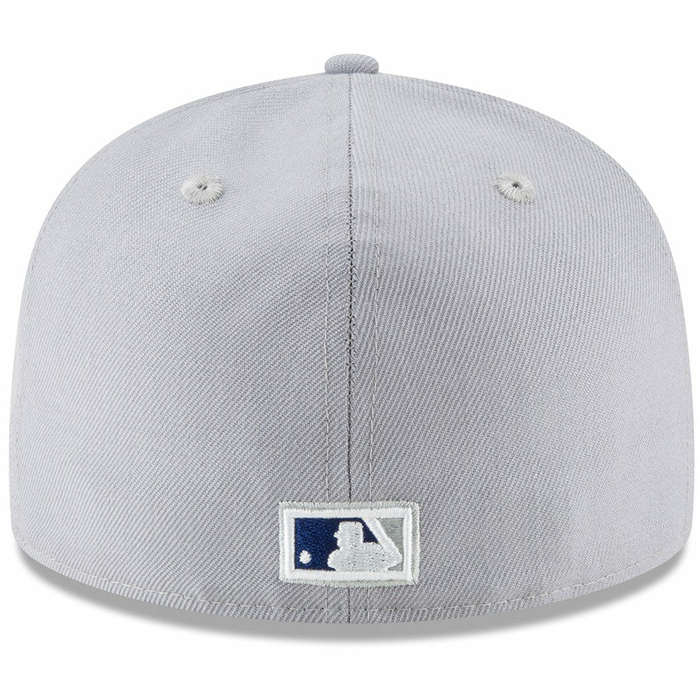 Los Angeles Dodgers New Era Cooperstown Collection Logo 59FIFTY Fitted Hat - Gray Hats