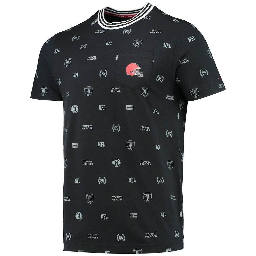 Cleveland Browns Tommy Hilfiger Essential Pocket T-Shirt - Black T-shirts