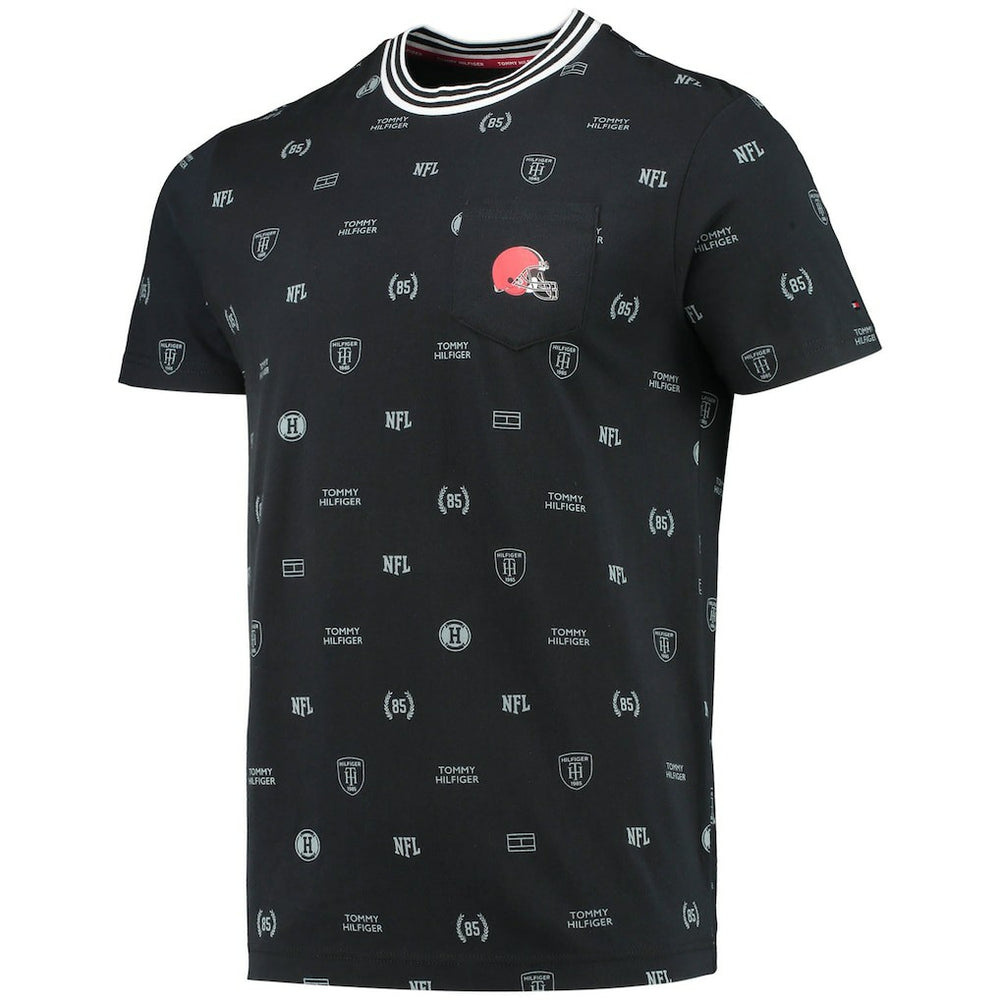 Cleveland Browns Tommy Hilfiger Essential Pocket T-Shirt - Black T-shirts