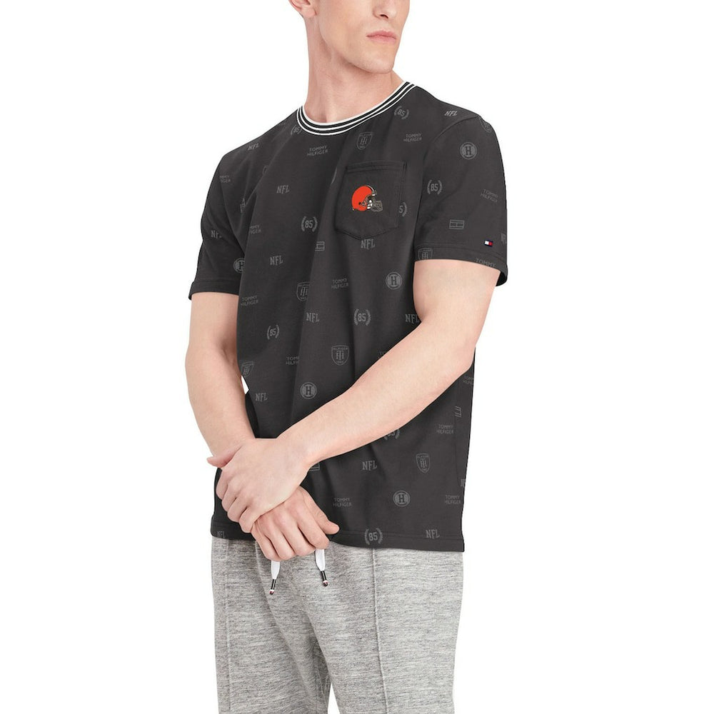 Cleveland Browns Tommy Hilfiger Essential Pocket T-Shirt - Black T-shirts