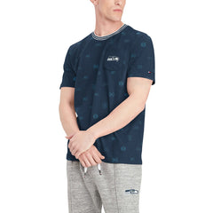 Seattle Seahawks Tommy Hilfiger Essential Pocket T-Shirt - College Navy T-shirts