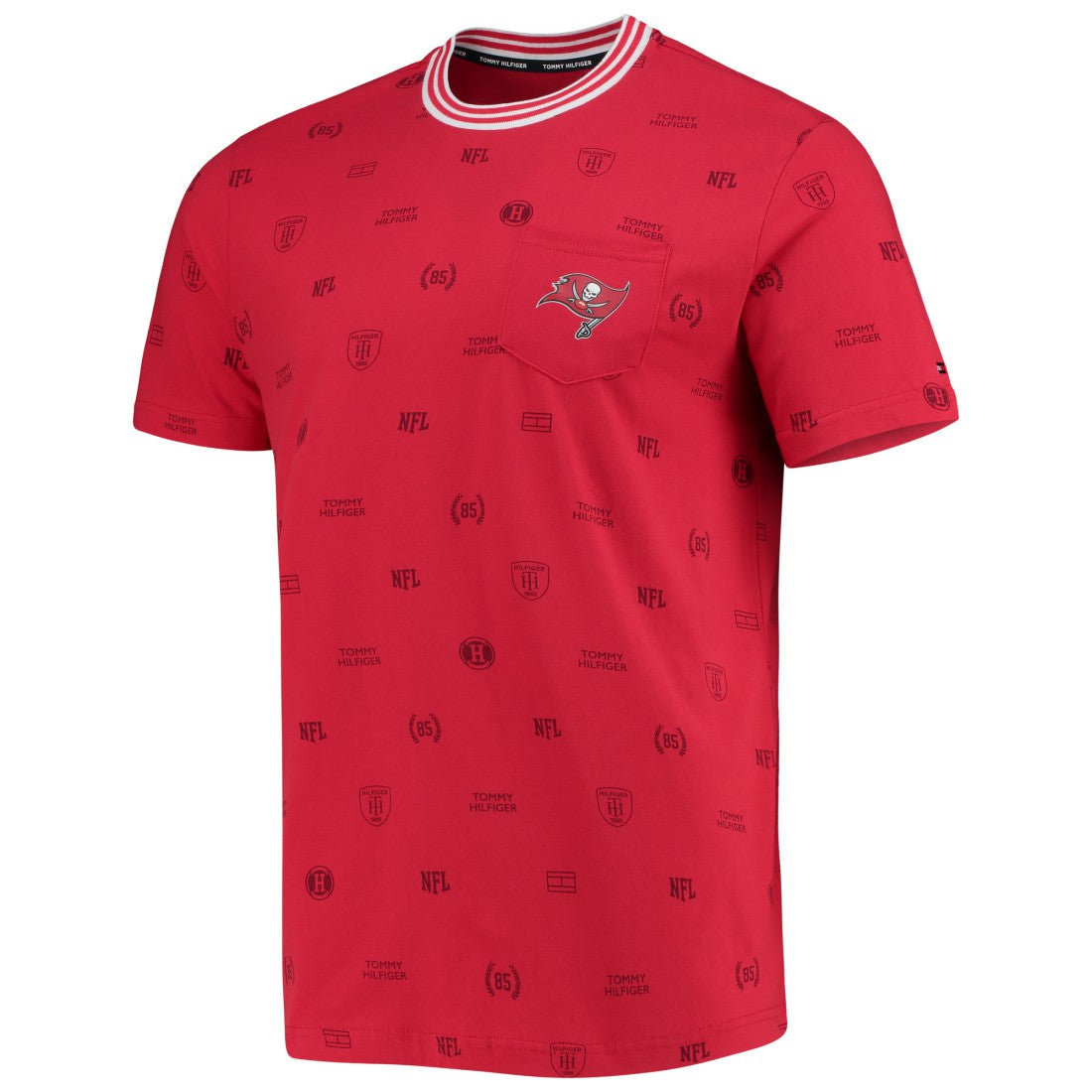 Tampa Bay Buccaneers Tommy Hilfiger Essential Pocket T-Shirt - Red T-shirts