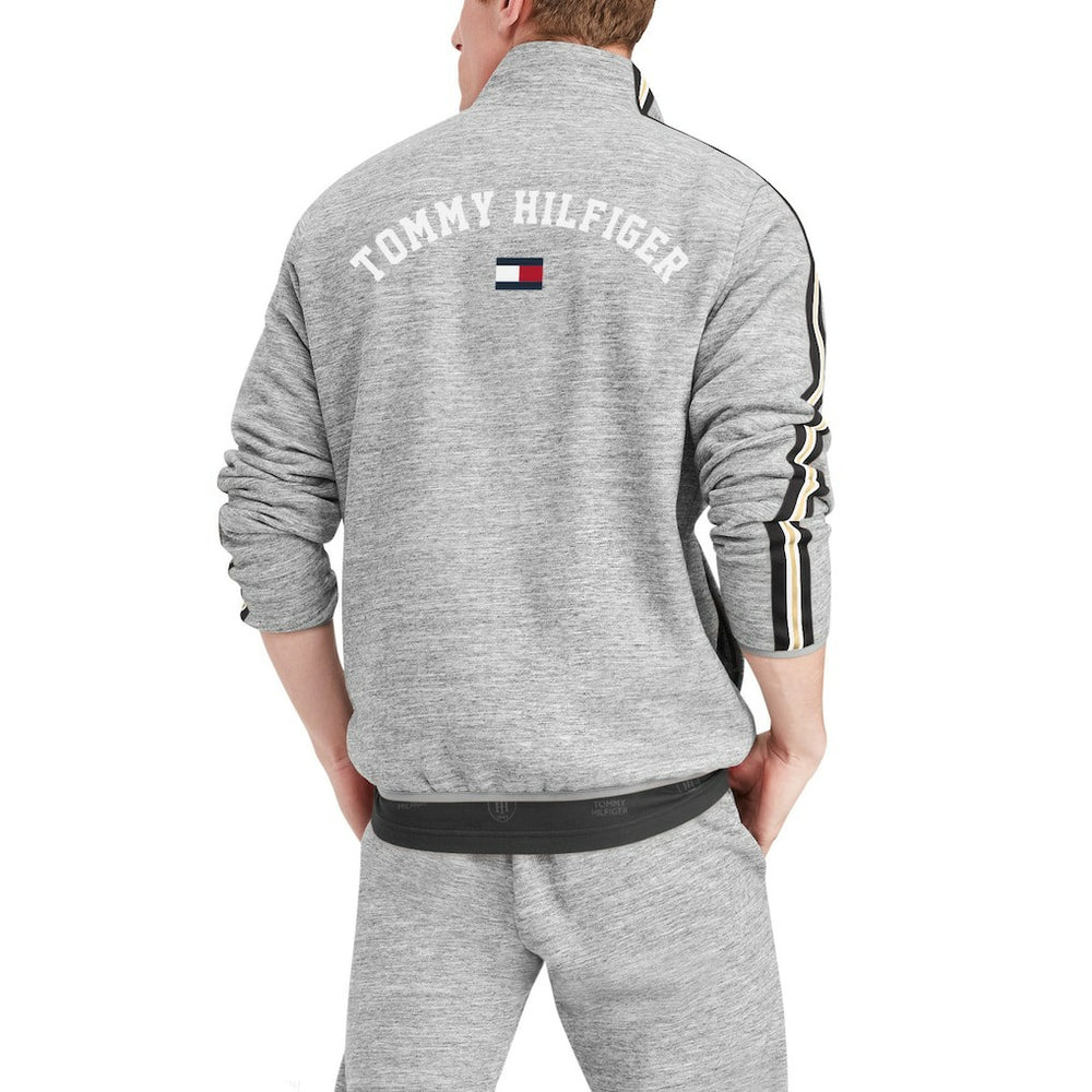 New Orleans Saints Tommy Hilfiger Mario Quarter-Zip Jacket - Heathered Gray Jackets