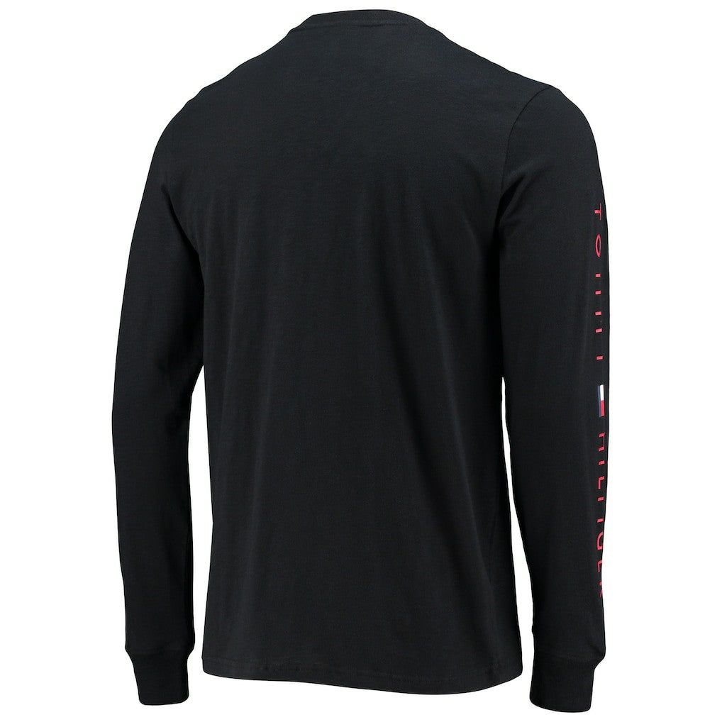 New Orleans Saints Tommy Hilfiger Peter Long Sleeve T-Shirt - Black T-shirts