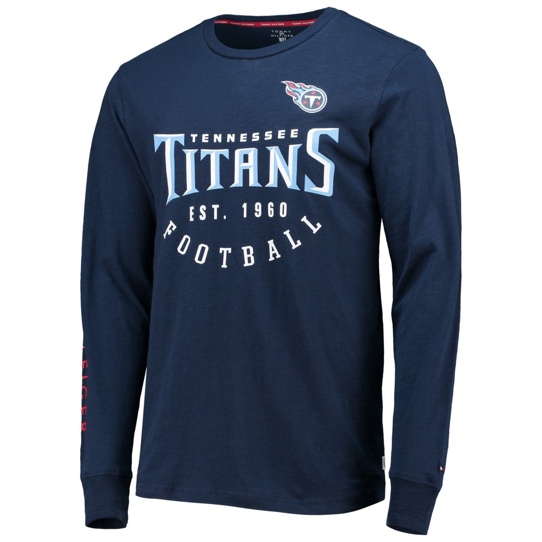 Tennessee Titans Tommy Hilfiger Peter Long Sleeve T-Shirt - Navy T-shirts