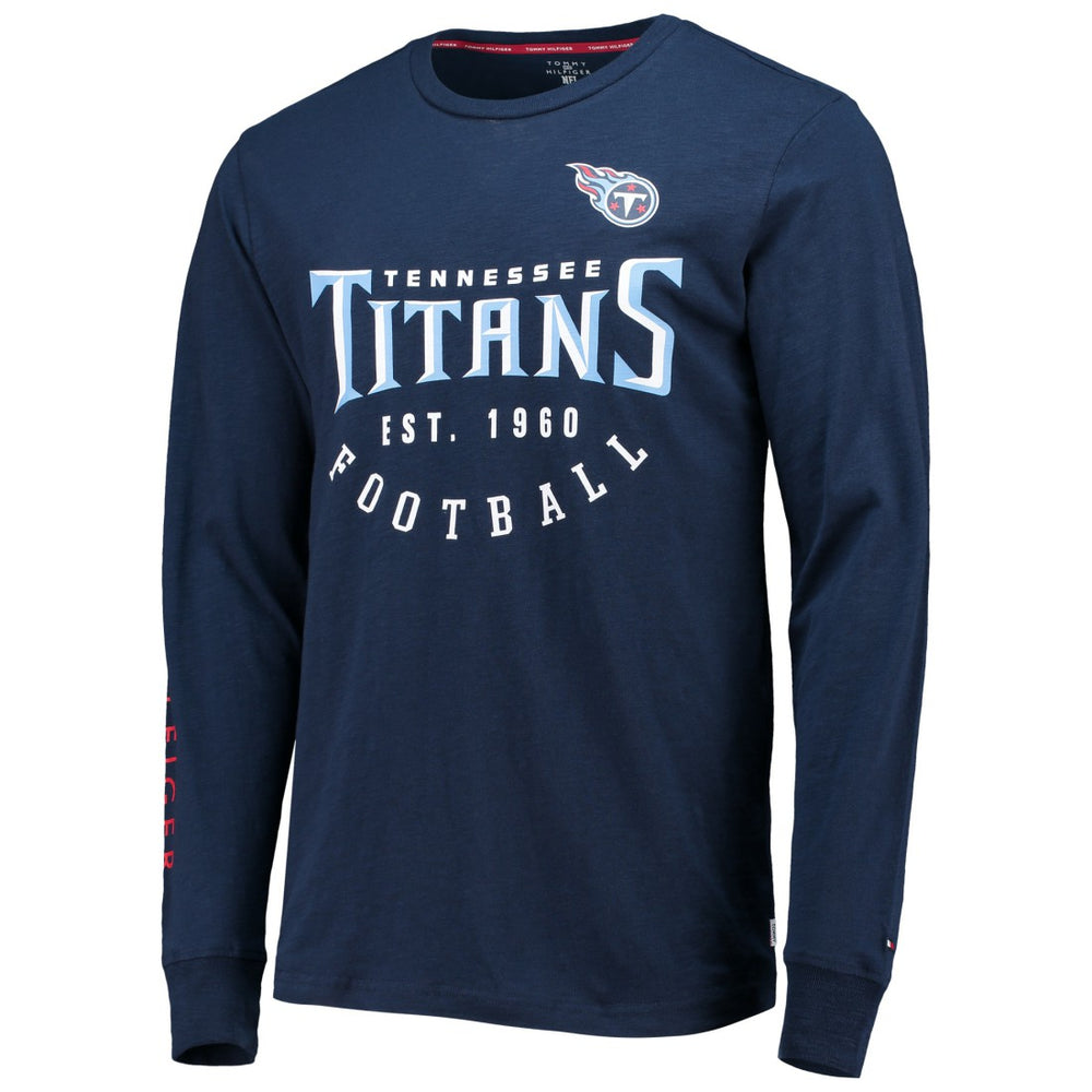 Tennessee Titans Tommy Hilfiger Peter Long Sleeve T-Shirt - Navy T-shirts