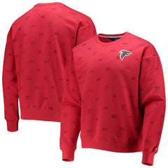 Atlanta Falcons Tommy Hilfiger Reid Graphic Pullover Sweatshirt - Red Pullover