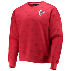 Atlanta Falcons Tommy Hilfiger Reid Graphic Pullover Sweatshirt - Red Pullover