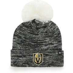 Vegas Golden Knights '47 Women's Triple Cross Cuffed Knit Hat with Pom - Gray | US 4278974