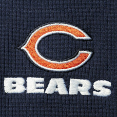 Chicago Bears Dunbrooke Logo Maverick Thermal Henley Long Sleeve T-Shirt - Navy T-shirts