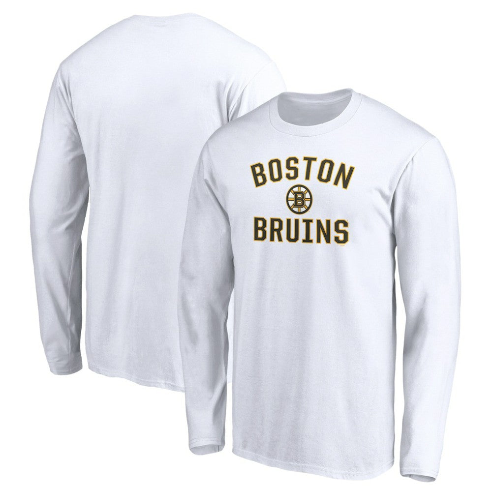 Boston Bruins Victory Arch Long Sleeve T-Shirt - White | US 4282466