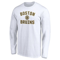 Boston Bruins Victory Arch Long Sleeve T-Shirt - White | US 4282466