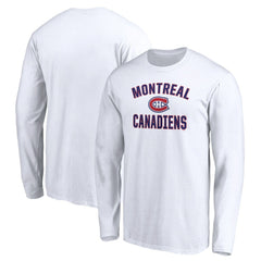 Montreal Canadiens Victory Arch Long Sleeve T-Shirt - White | US 4282483