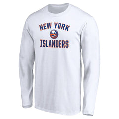 New York Islanders Victory Arch Long Sleeve T-Shirt - White | US 4282486